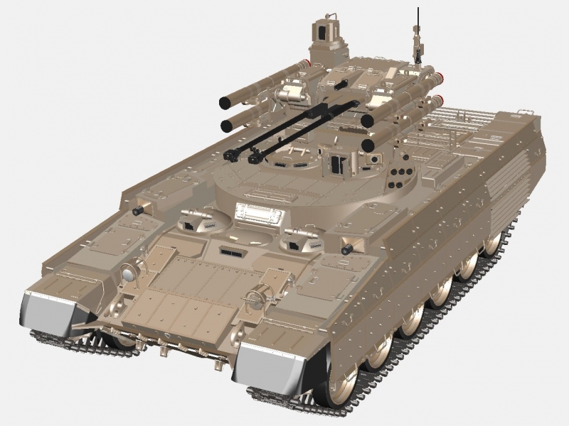 БМПТ Терминатор российская боевая машина поддержки танков (модель)