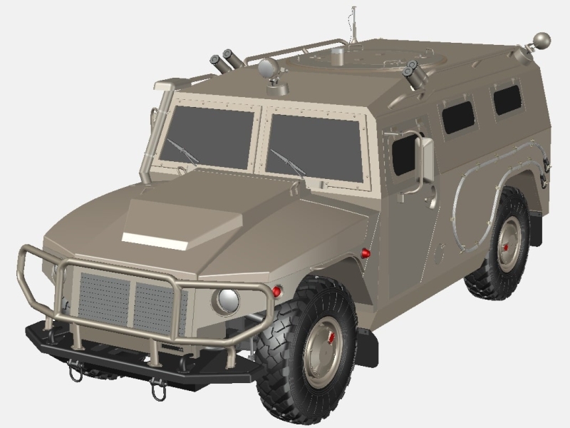 Газ 2330 Тигр российский многоцелевой автомобиль (модель)