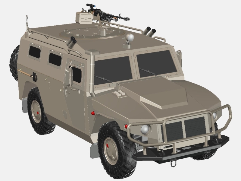 Газ 2330 Тигр российский многоцелевой автомобиль (комплектная модель)