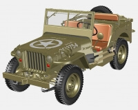 Виллис МБ американский армейский автомобиль (модель)