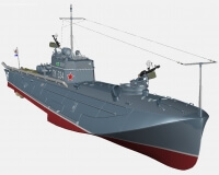 Г-5 советский торпедный катер (комплектная модель)