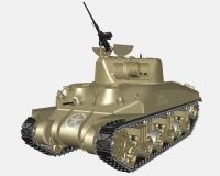 М4А1 Шерман американский средний танк (комплектная модель) preview 5