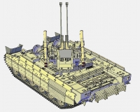 БМПТ Терминатор российская боевая машина поддержки танков (комплектная модель) preview 1