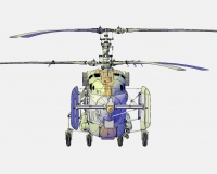 Ка-27ПЛ советский/российский противолодочный вертолет (модель) preview 5