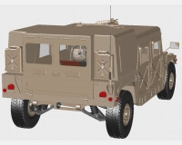 Хаммер М998 американский армейский вездеход (модель) preview 2