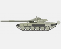 Т-72Б советский основной танк (модель) preview 4